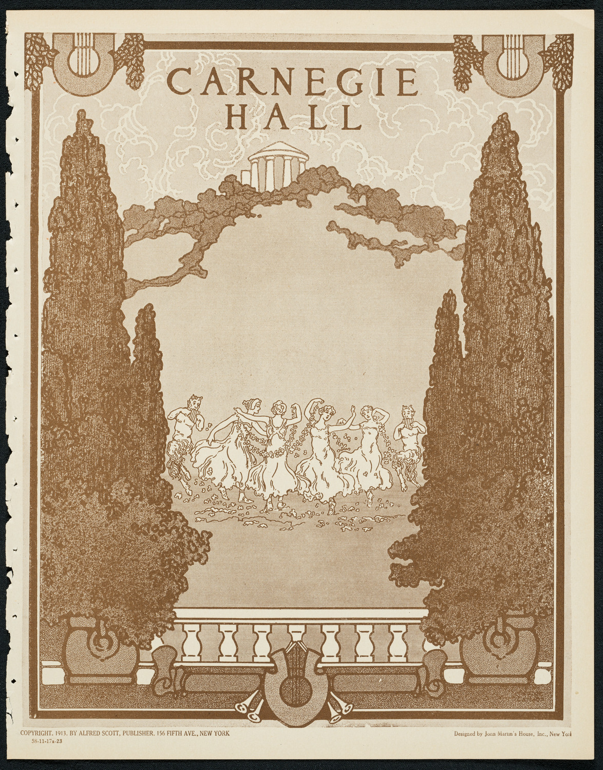 Sigrid Onégin, Contralto, November 17, 1923, program page 1