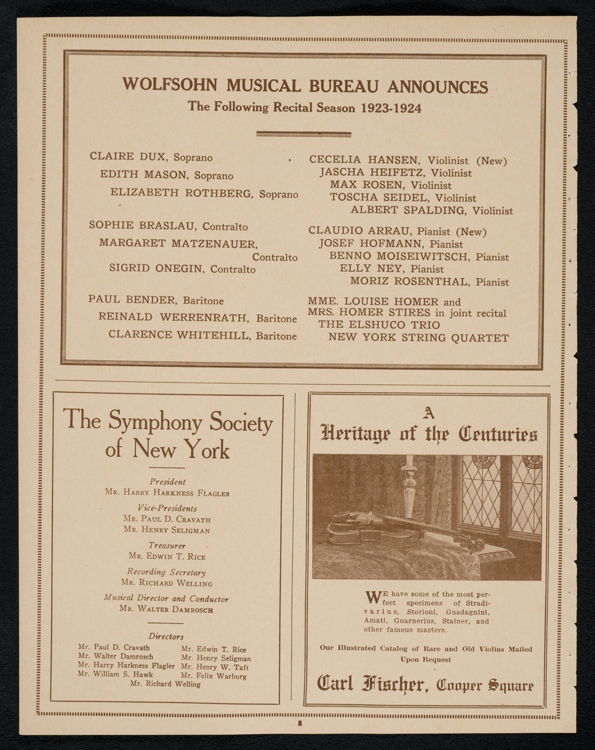 Christine Dobbins' Dancers, April 20, 1923, program page 8