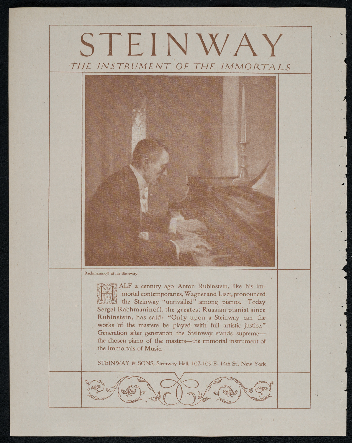 New York Symphony Orchestra, February 17, 1921, program page 4
