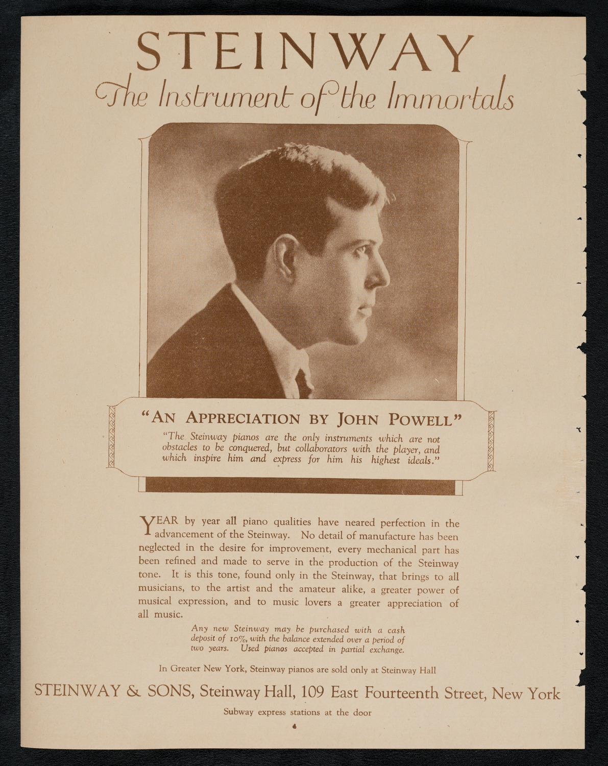 New York Banks' Glee Club, April 10, 1923, program page 4