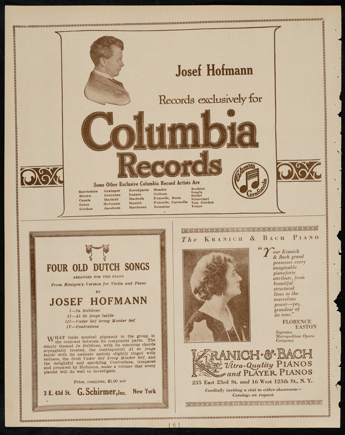 New York Symphony Orchestra, February 17, 1922, program page 6