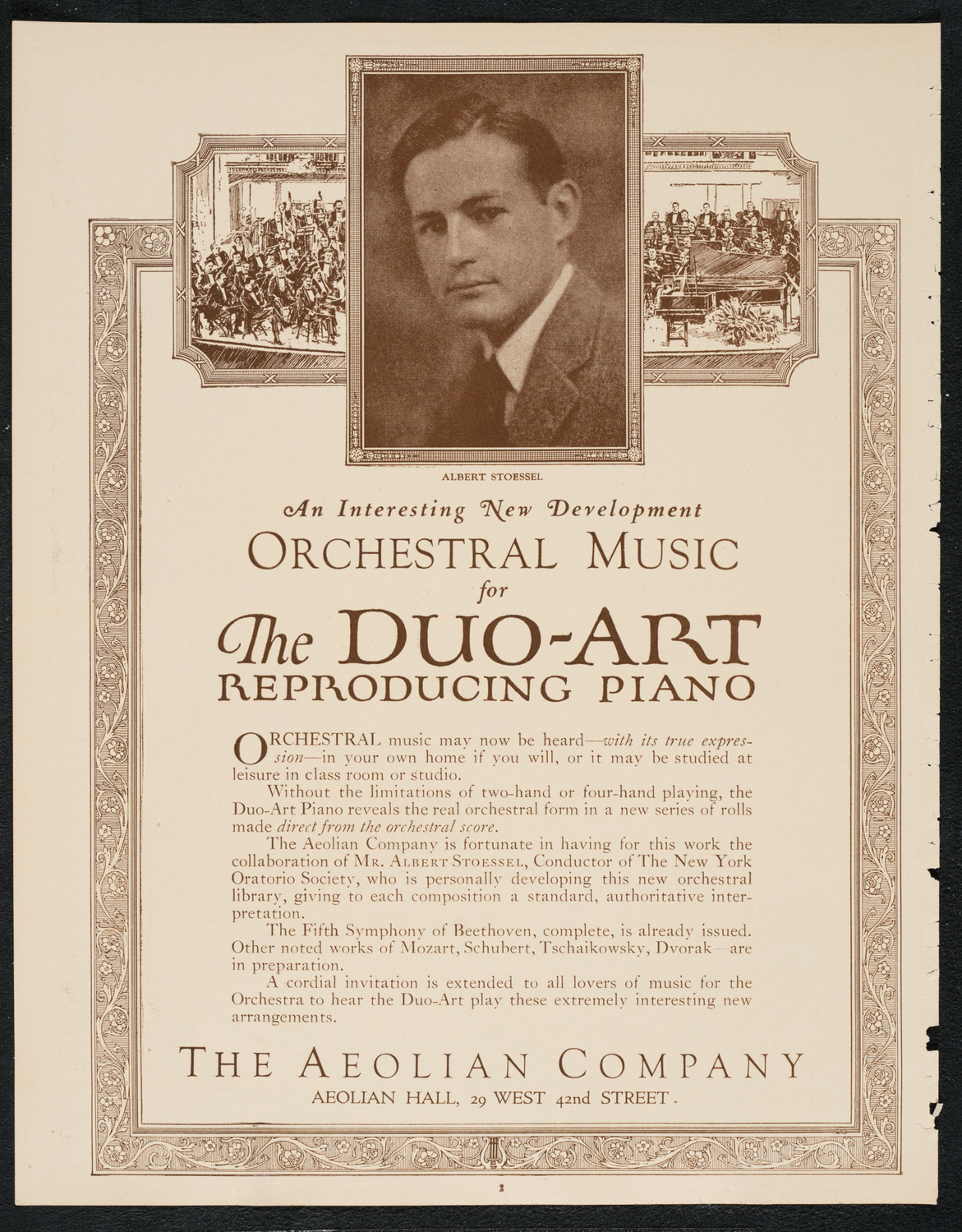 City Symphony Orchestra, December 21, 1922, program page 2