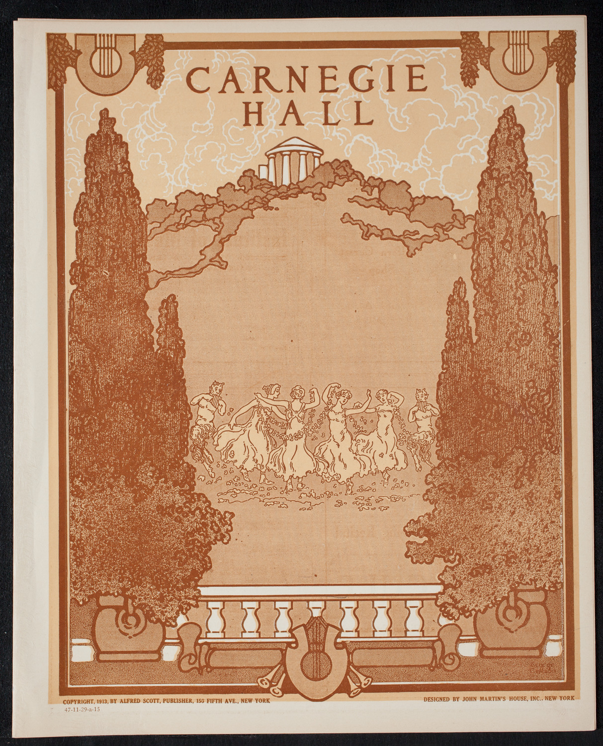 Elmendorf Lecture: Northern Italy, November 29, 1915, program page 1