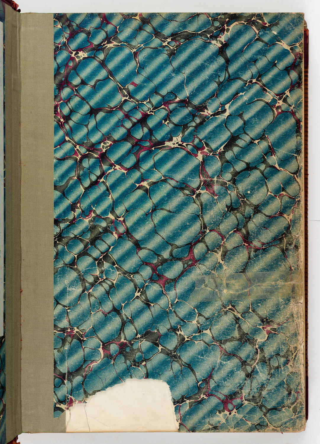 Music Hall Accounting Ledger Journal, volume 6, inside front cover page 2