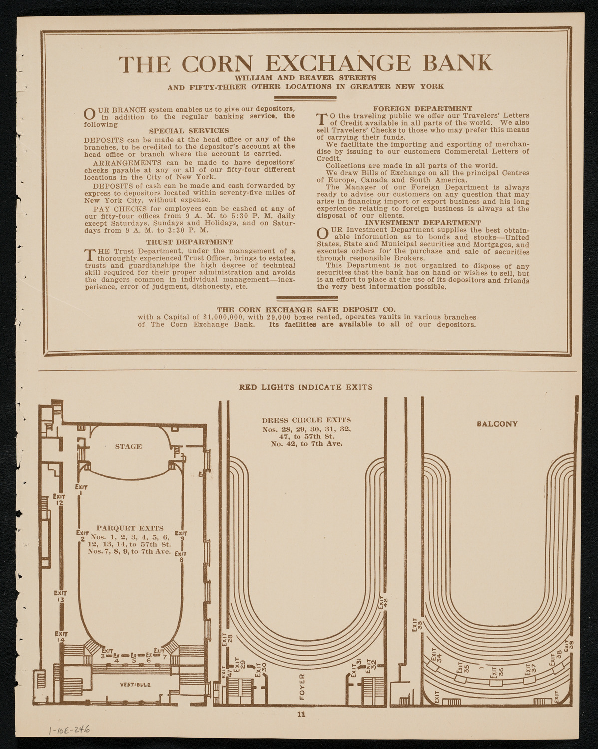 New York Philharmonic, January 10, 1924, program page 11