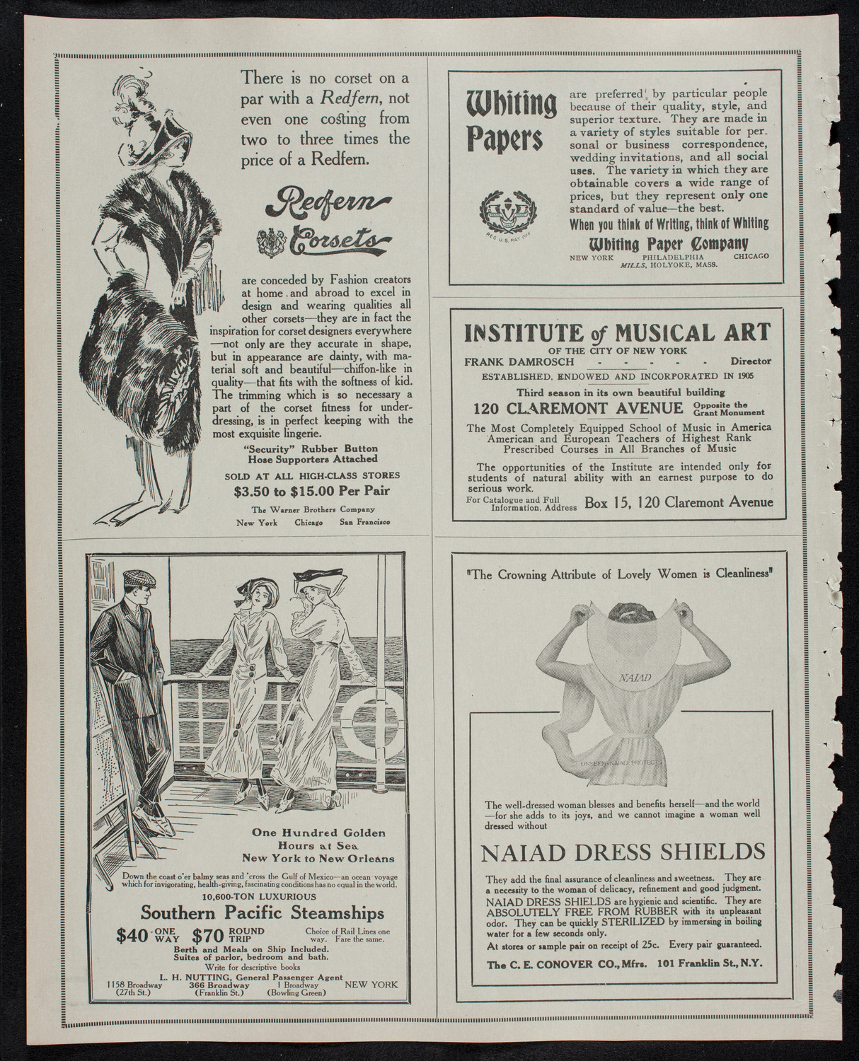 Musical Art Society of New York, December 17, 1912, program page 2