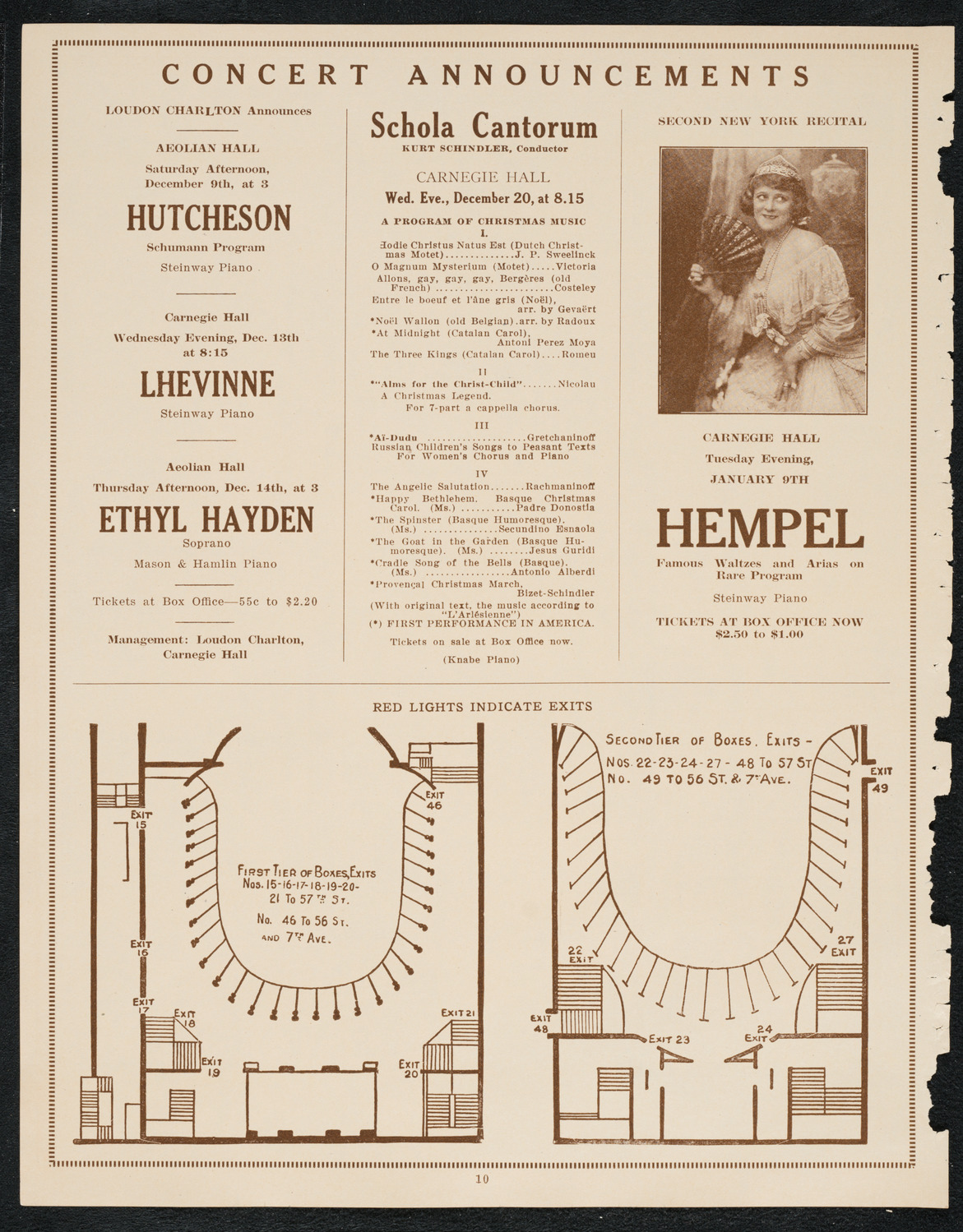 Symphony Concert for Young People, December 9, 1922, program page 10
