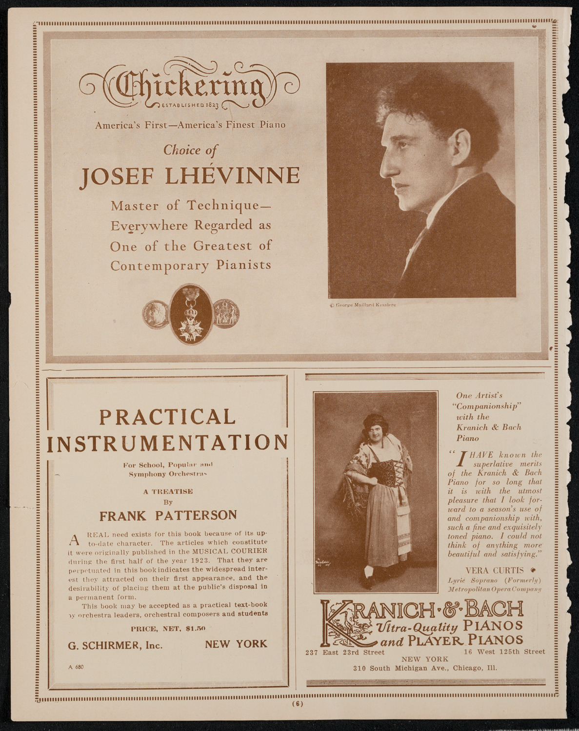 Maria Theresa, December 28, 1925, program page 6