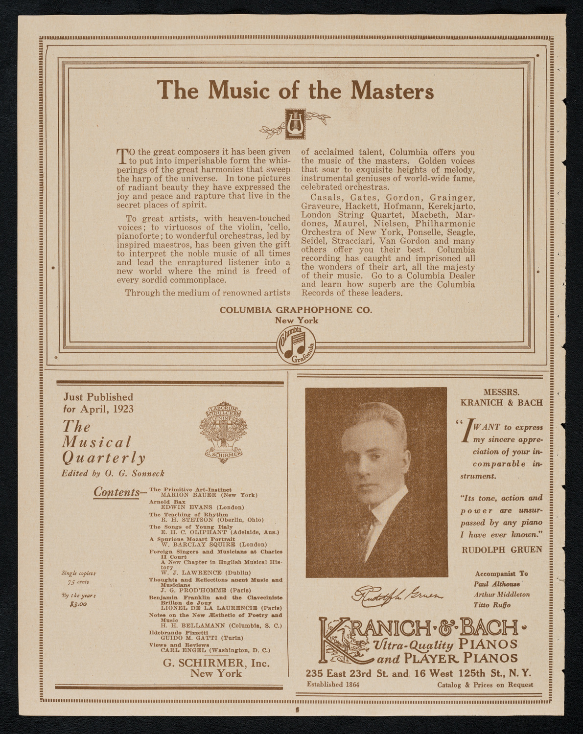 Christine Dobbins' Dancers, April 20, 1923, program page 6