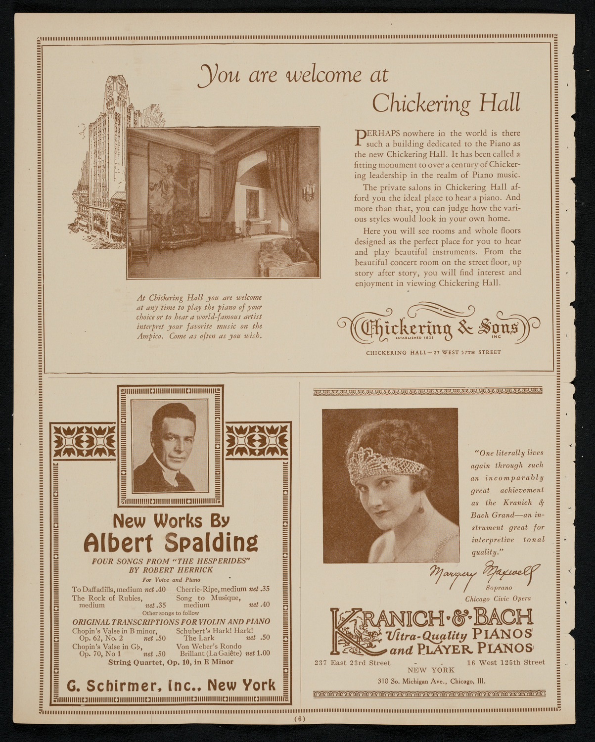 Lecture by Captain Roald Amundsen, October 16, 1925, program page 6