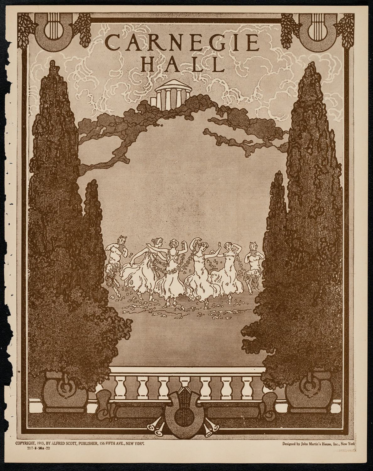 New York Symphony Orchestra, March 23, 1922, program page 1