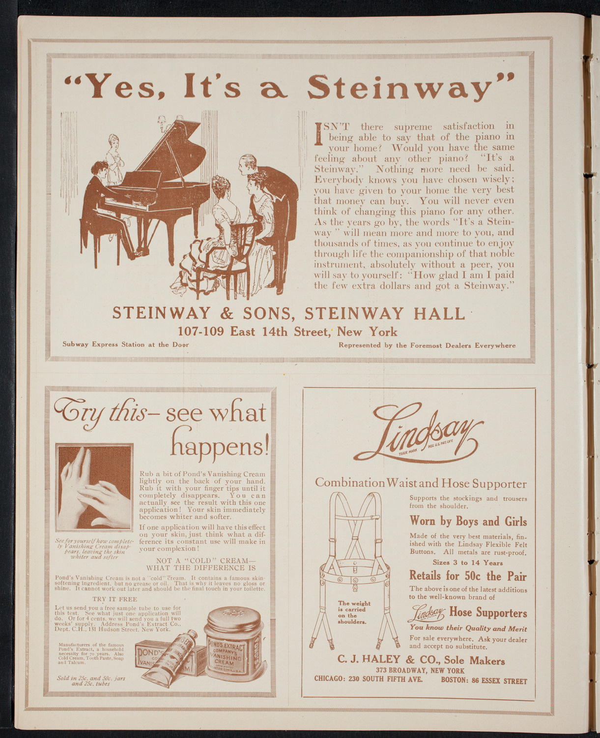 Fashion Show: "Yesterday or To-Morrow", October 8, 1915, program page 4