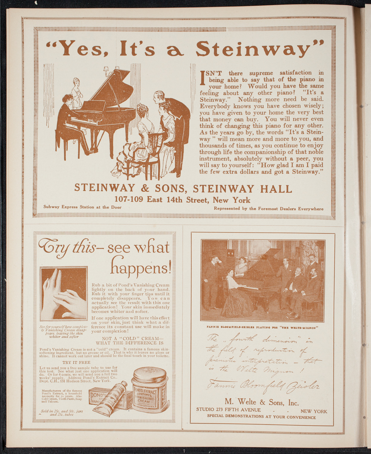Elmendorf Lecture: Southern Italy and Sicily, December 5, 1915, program page 4