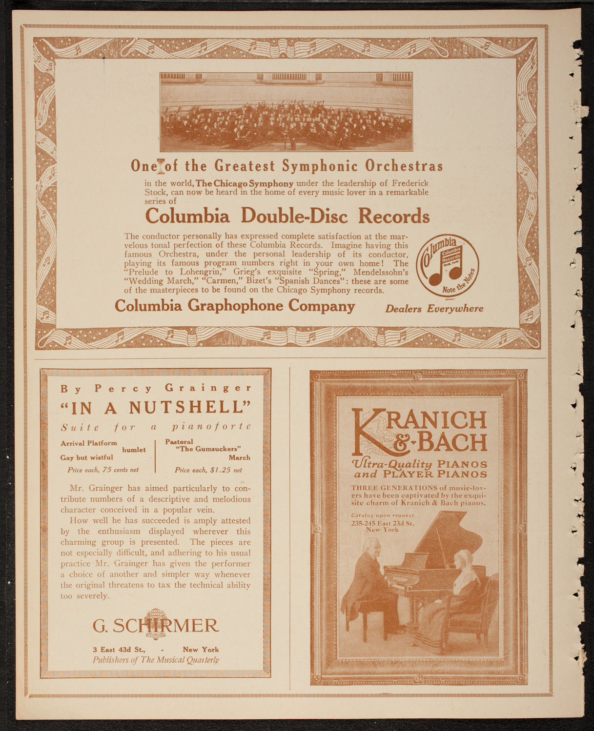 New York Philharmonic, February 2, 1917, program page 6