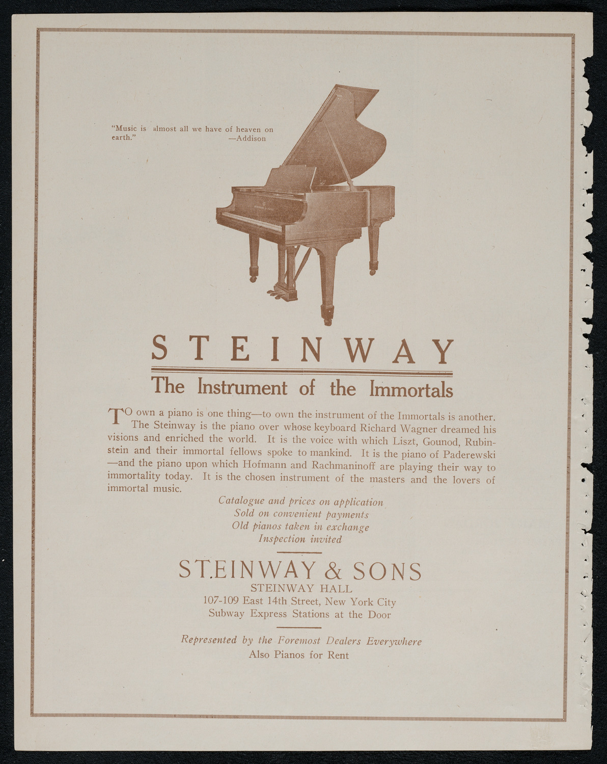 Joseph Schwarz, Baritone, January 3, 1921, program page 4