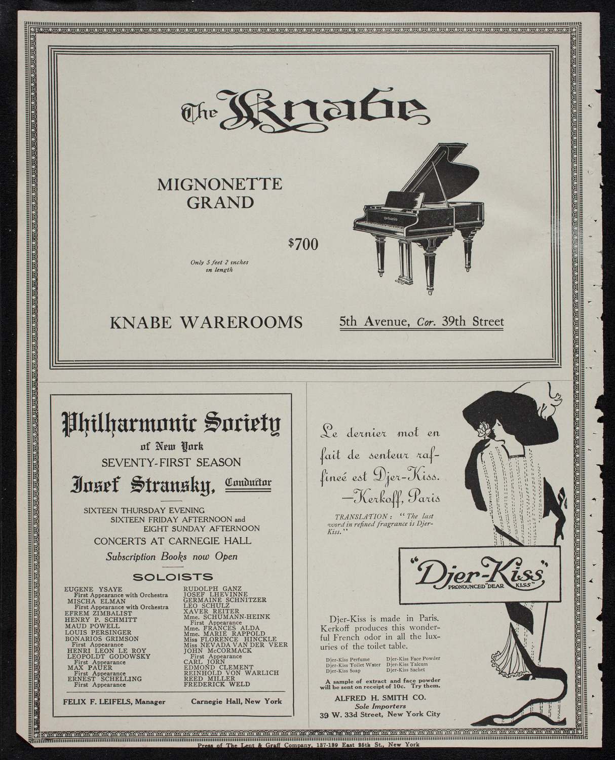 Elmendorf Lecture: The Pacific Coast, November 4, 1912, program page 12