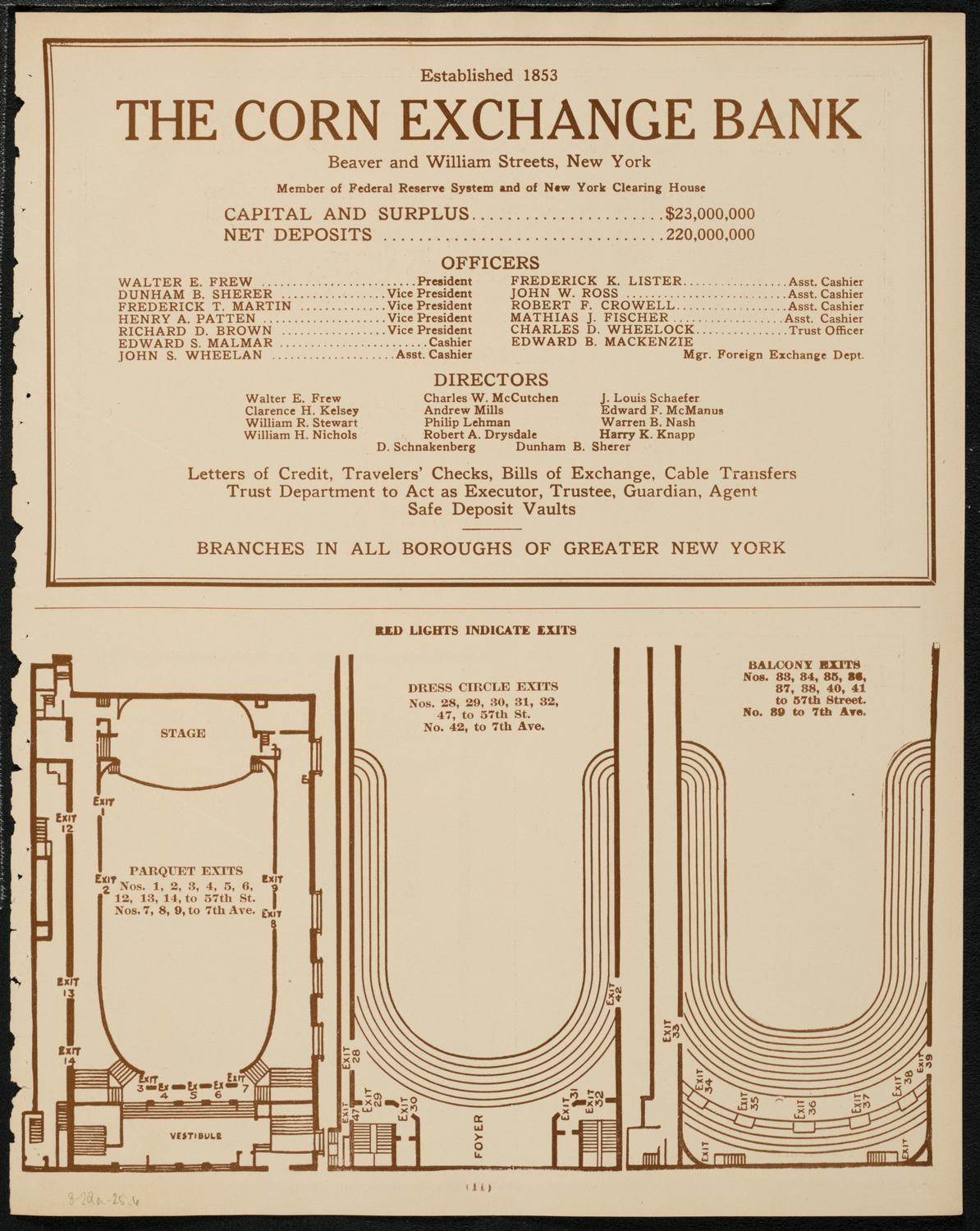 New York Philharmonic, March 22, 1925, program page 11