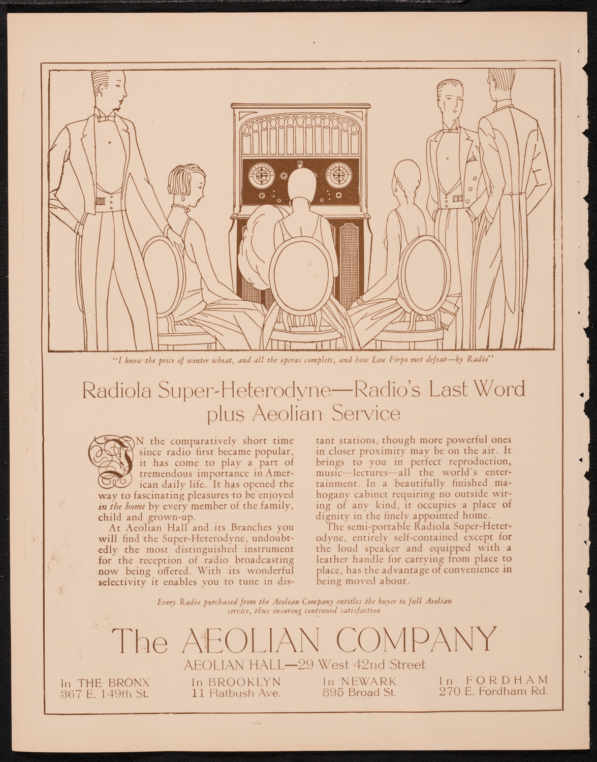 New York Philharmonic, February 5, 1925, program page 2