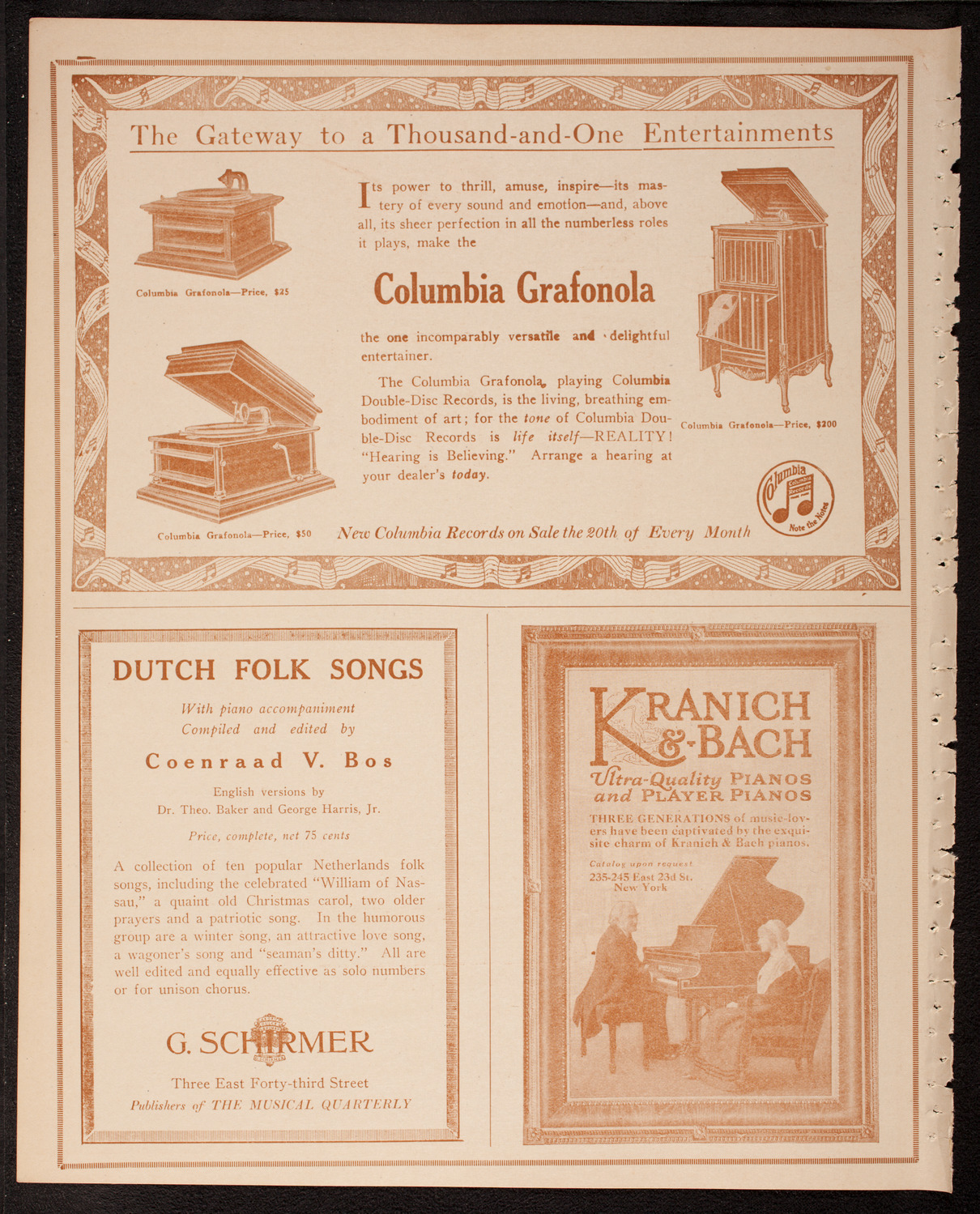 Graduation: Packard Commercial School, May 24, 1917, program page 6