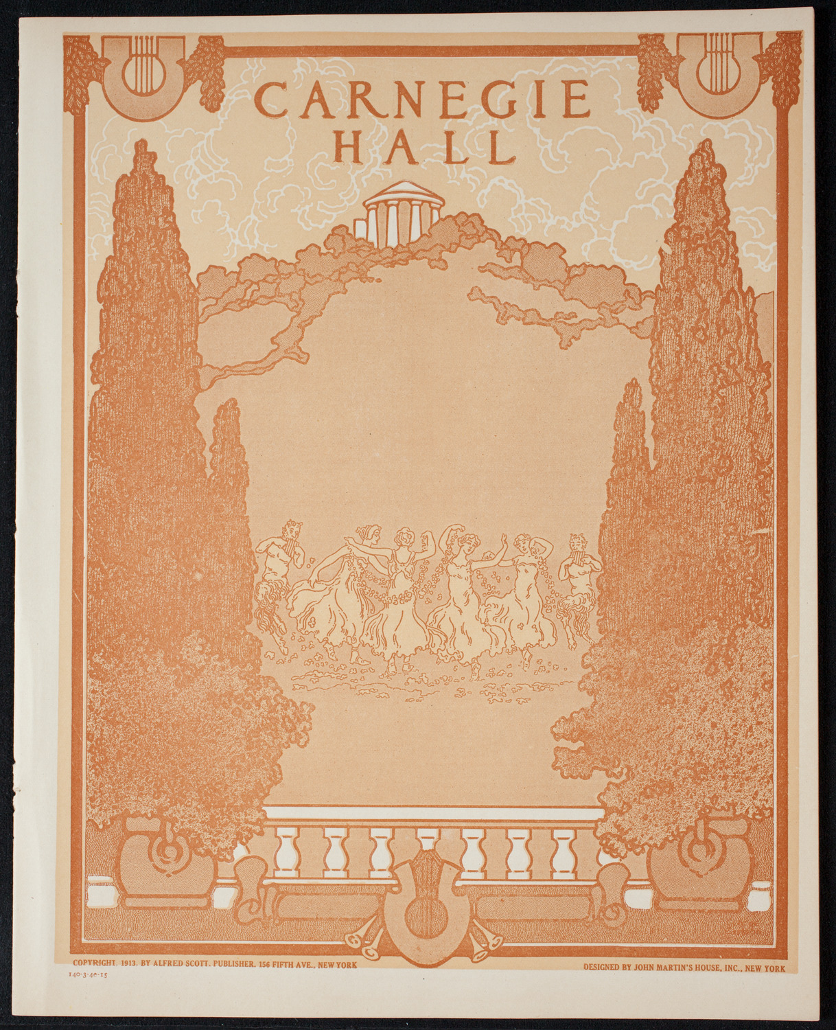 New York Philharmonic, March 4, 1915, program page 1