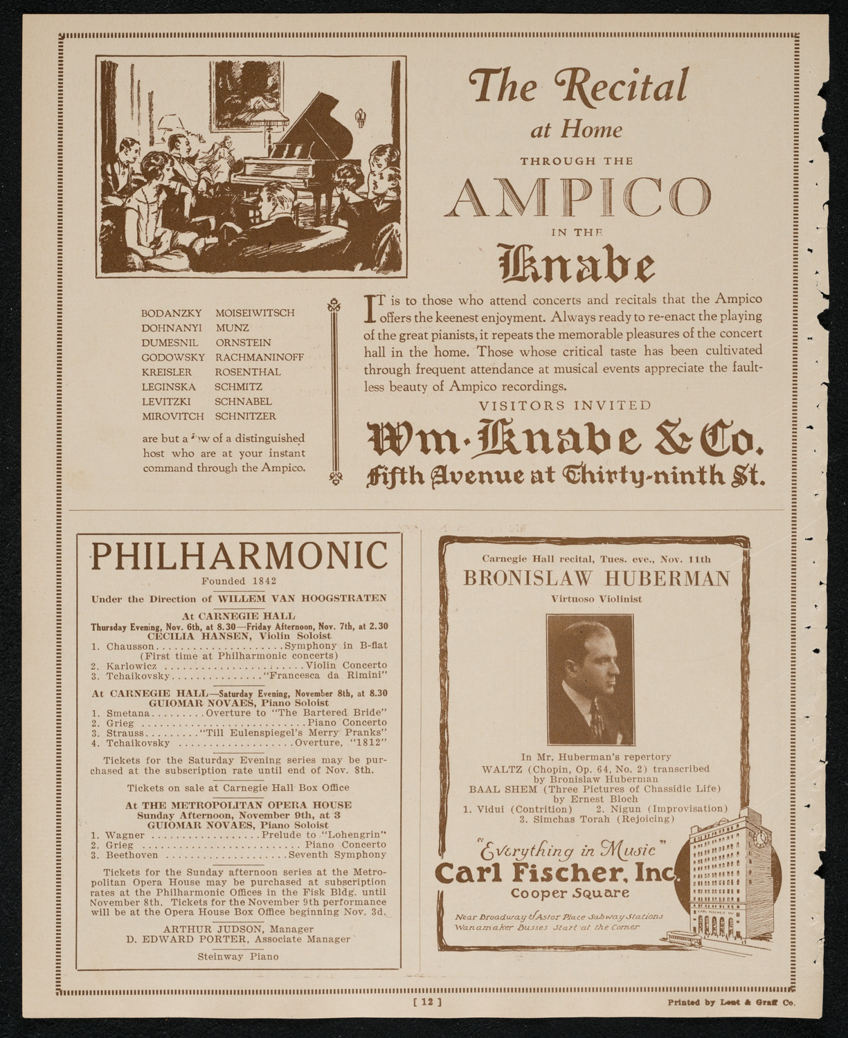 National Stage Children's Association, Inc.: "The Juvenile Follies Revue of 1925", November 3, 1924, program page 12