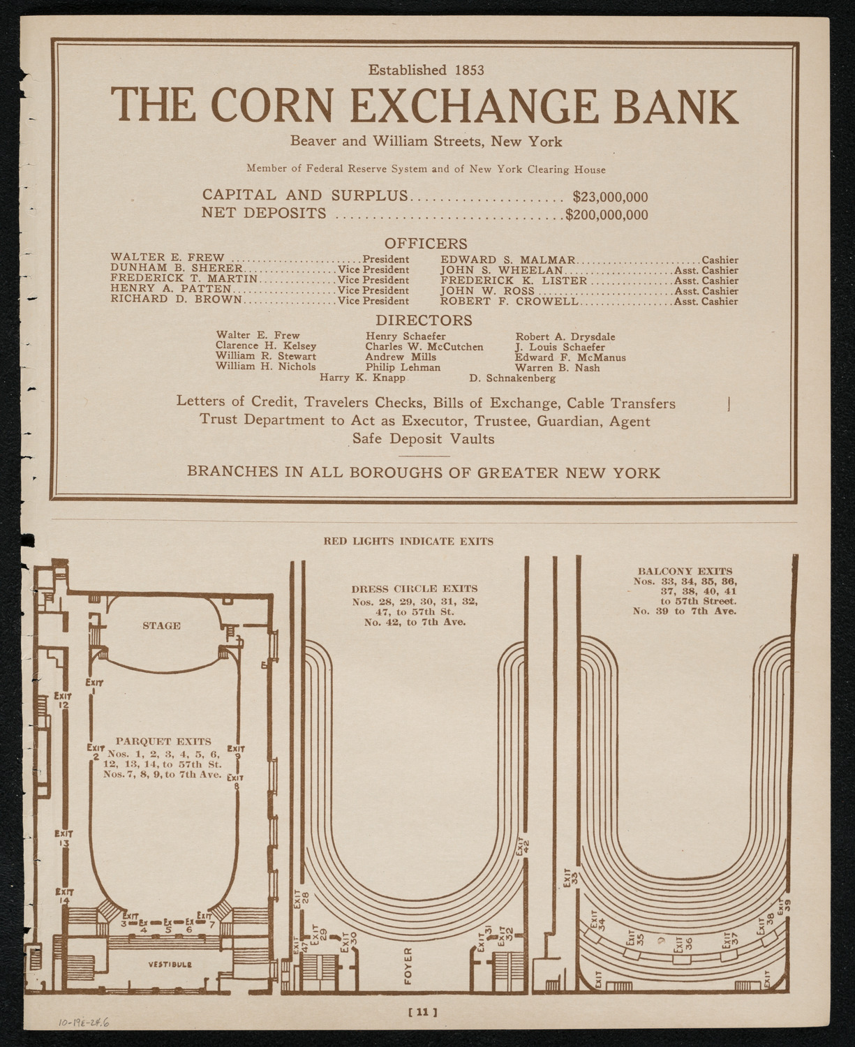 Carlos Sedano, Violin, October 19, 1924, program page 11