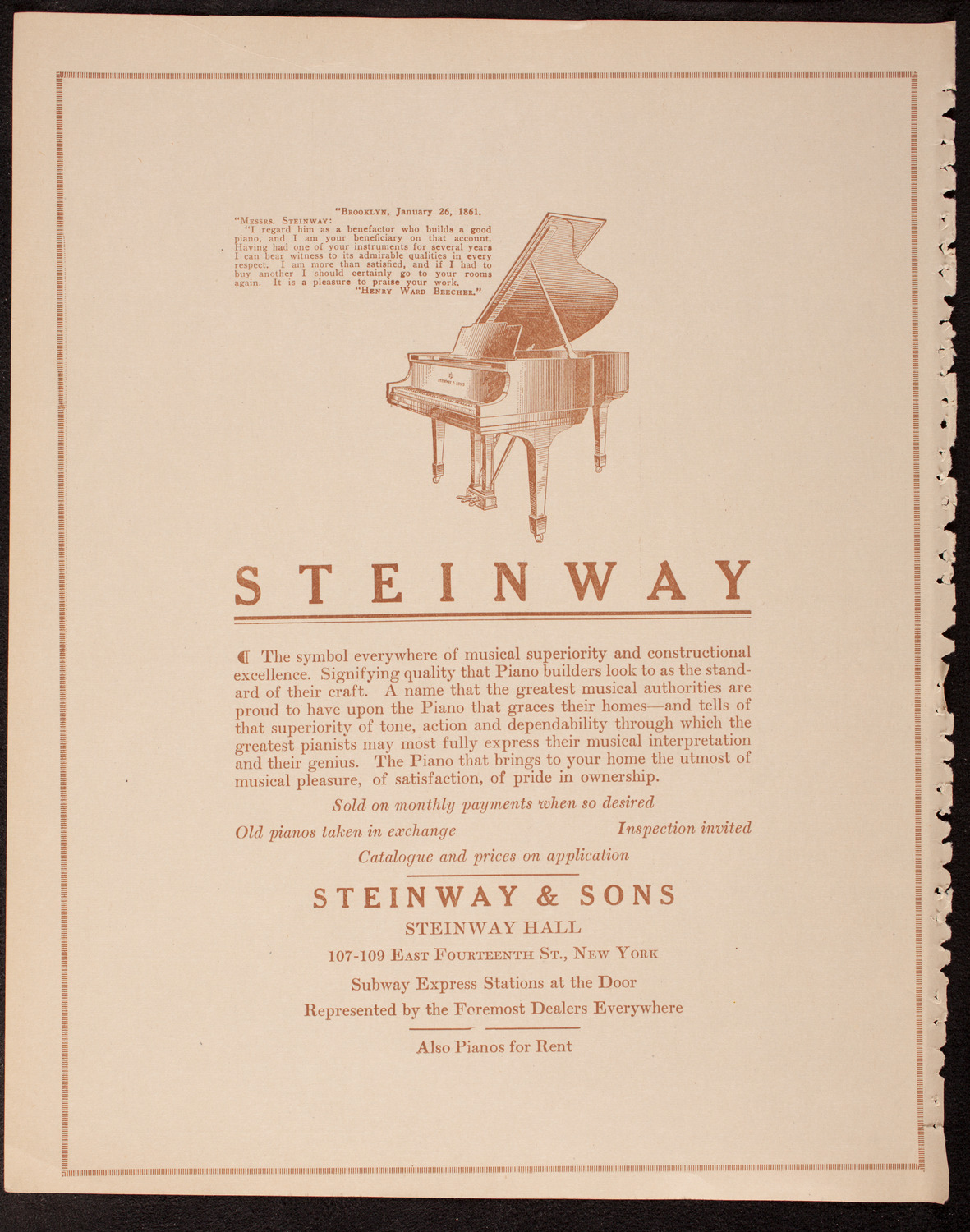 Arnold Volpe and his Symphony Orchestra with Anna Fitziu, Andres de Segurola, and Samuel Gardner, December 31, 1919, program page 4