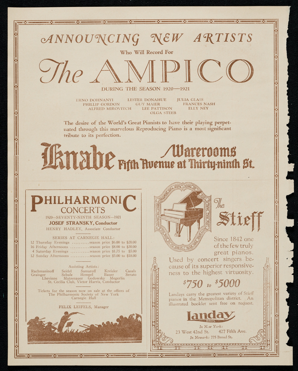Columbus Day Celebration, October 12, 1920, program page 12