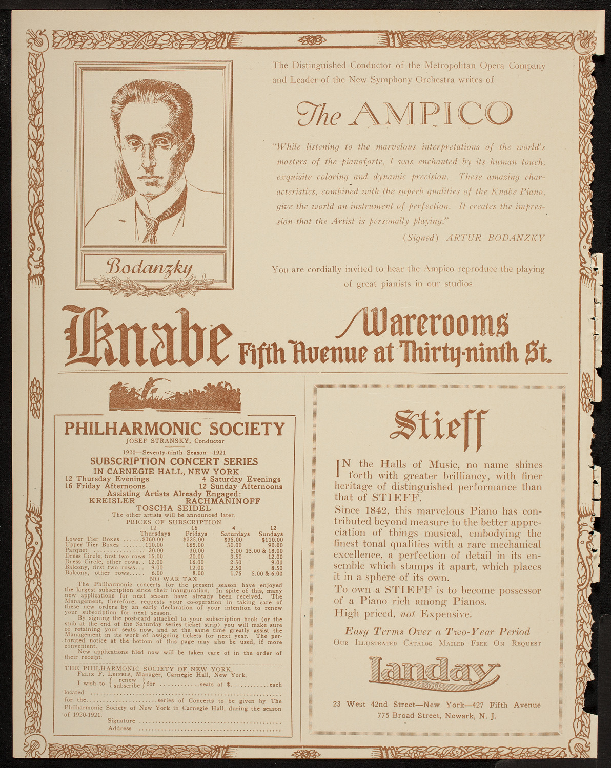 Polish Concert Festival, May 5, 1920, program page 12