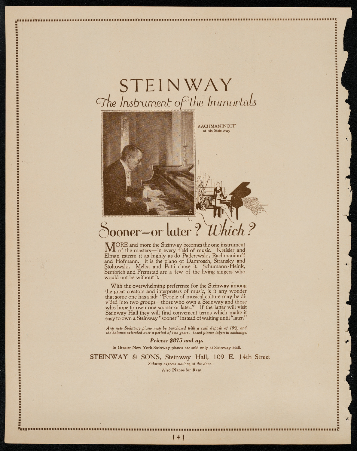 Meeting: Knights of Pythias, June 4, 1922, program page 4