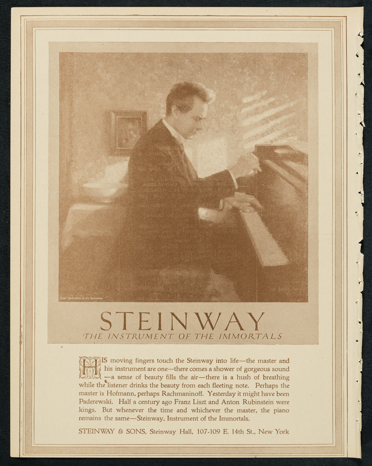 Ernestine Schumann-Heink, Mezzo-Soprano, October 14, 1923, program page 4