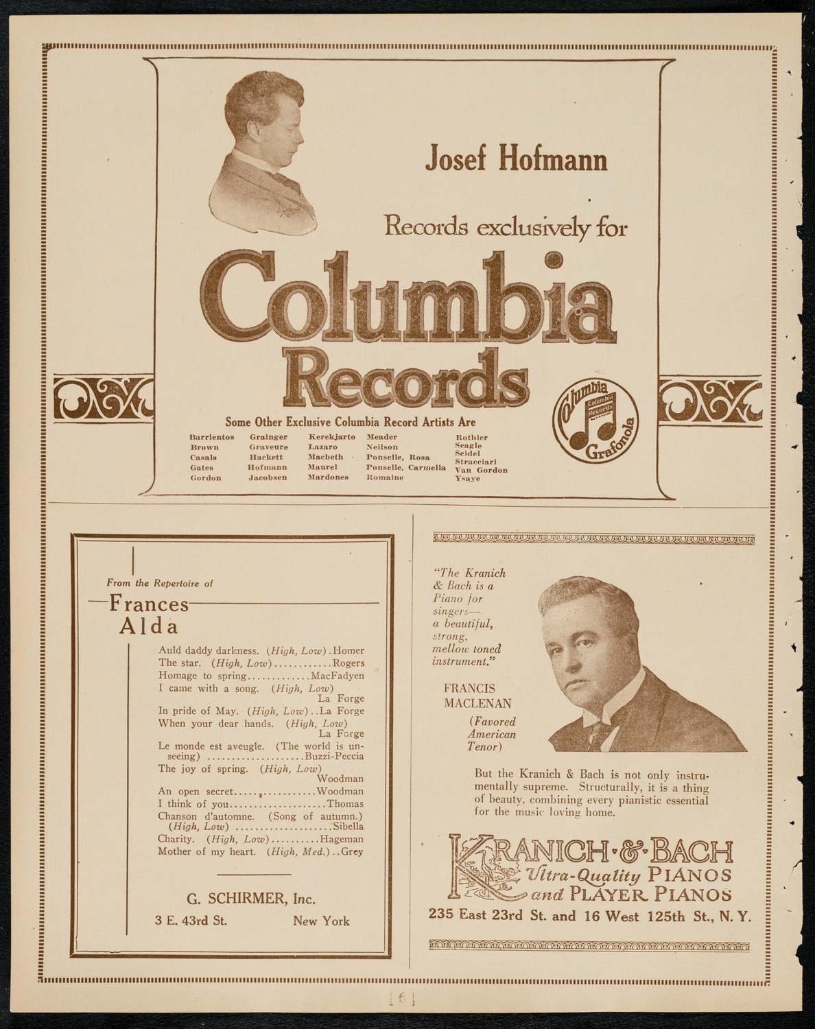 Philadelphia Orchestra, February 7, 1922, program page 6