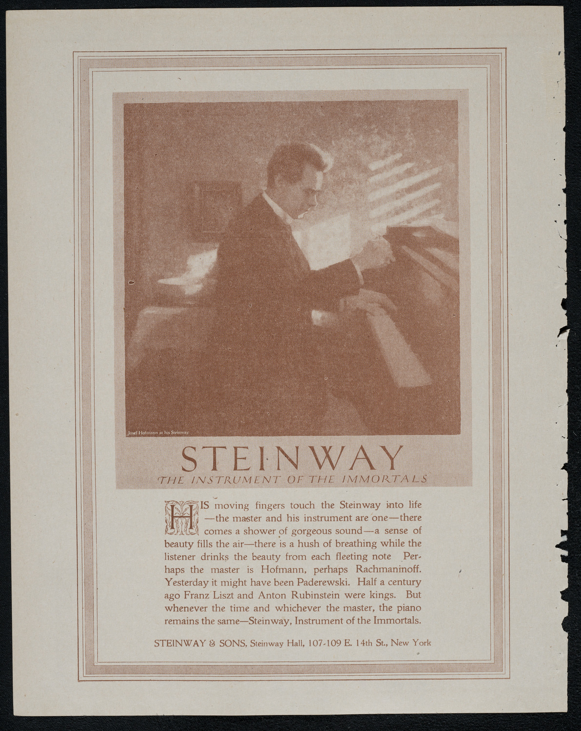 New York Philharmonic, February 5, 1921, program page 4