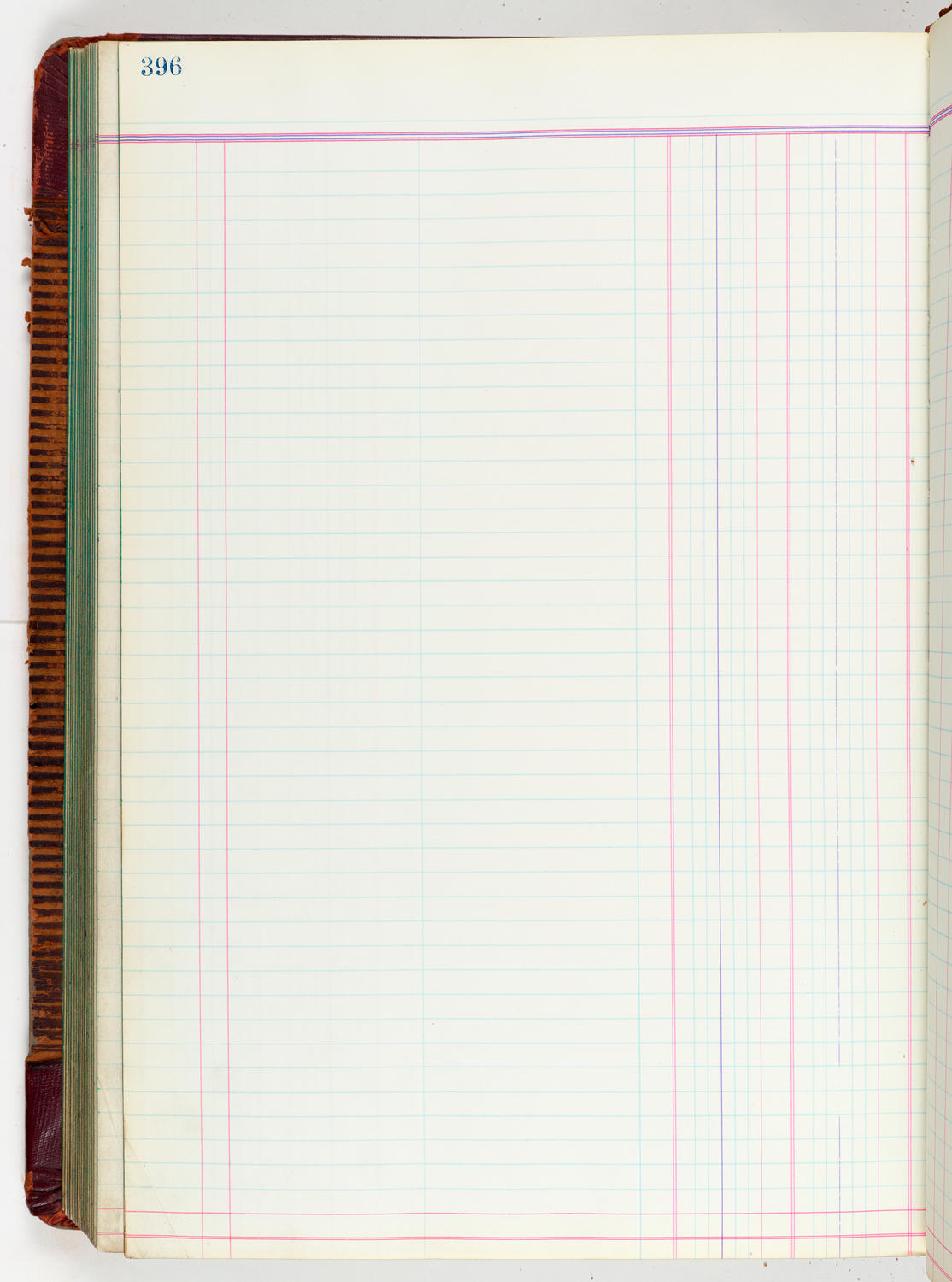 Music Hall Accounting Ledger, volume 5, page 396