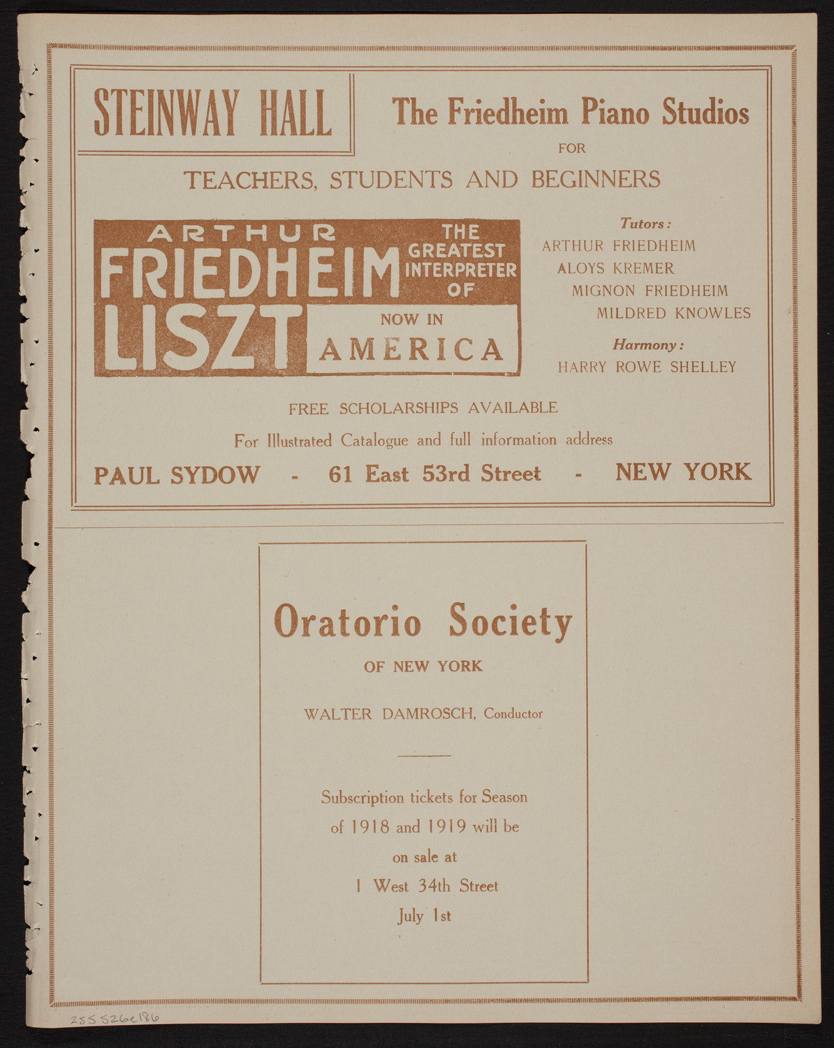 British Empire Day Celebration, May 26, 1918, program page 11