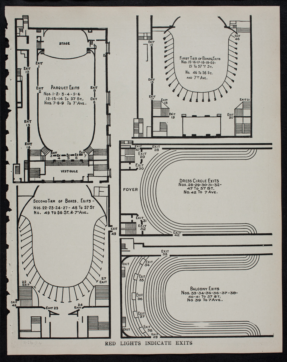 Elmendorf Lecture: Florence and Venice, November 27, 1911, program page 11