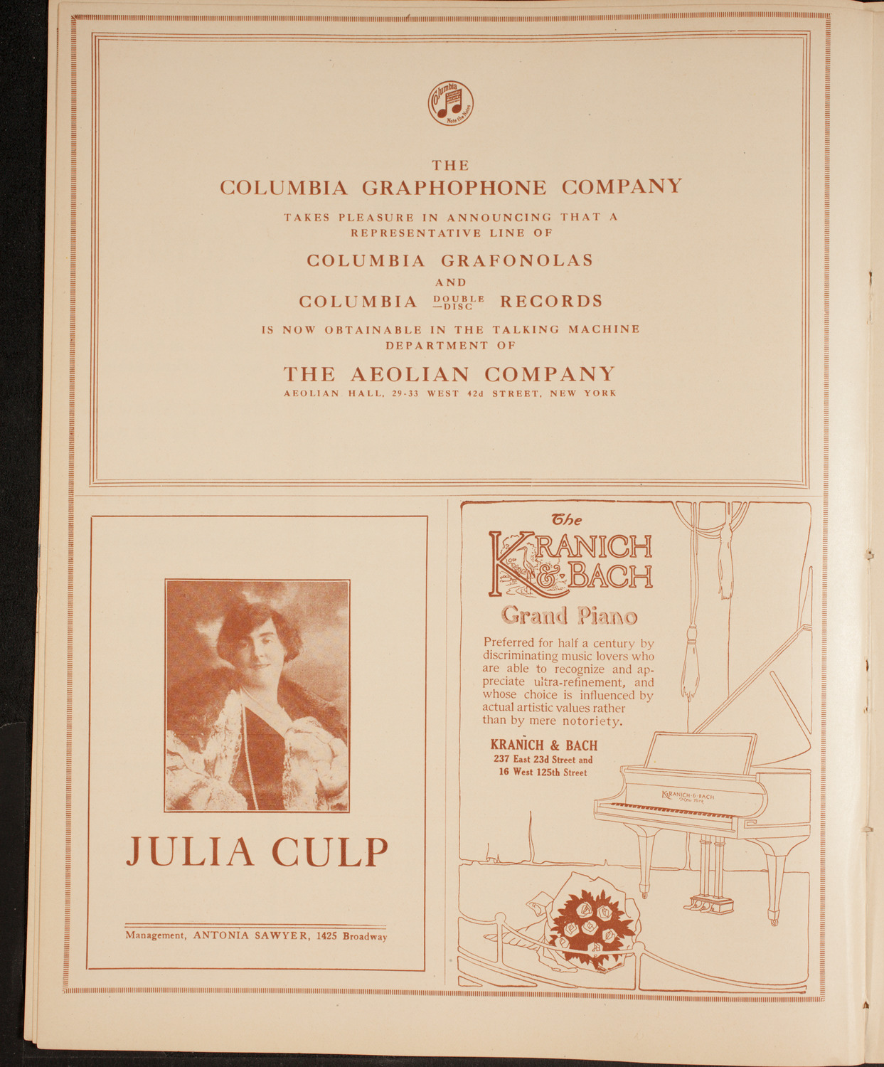 New York Philharmonic, November 20, 1914, program page 6