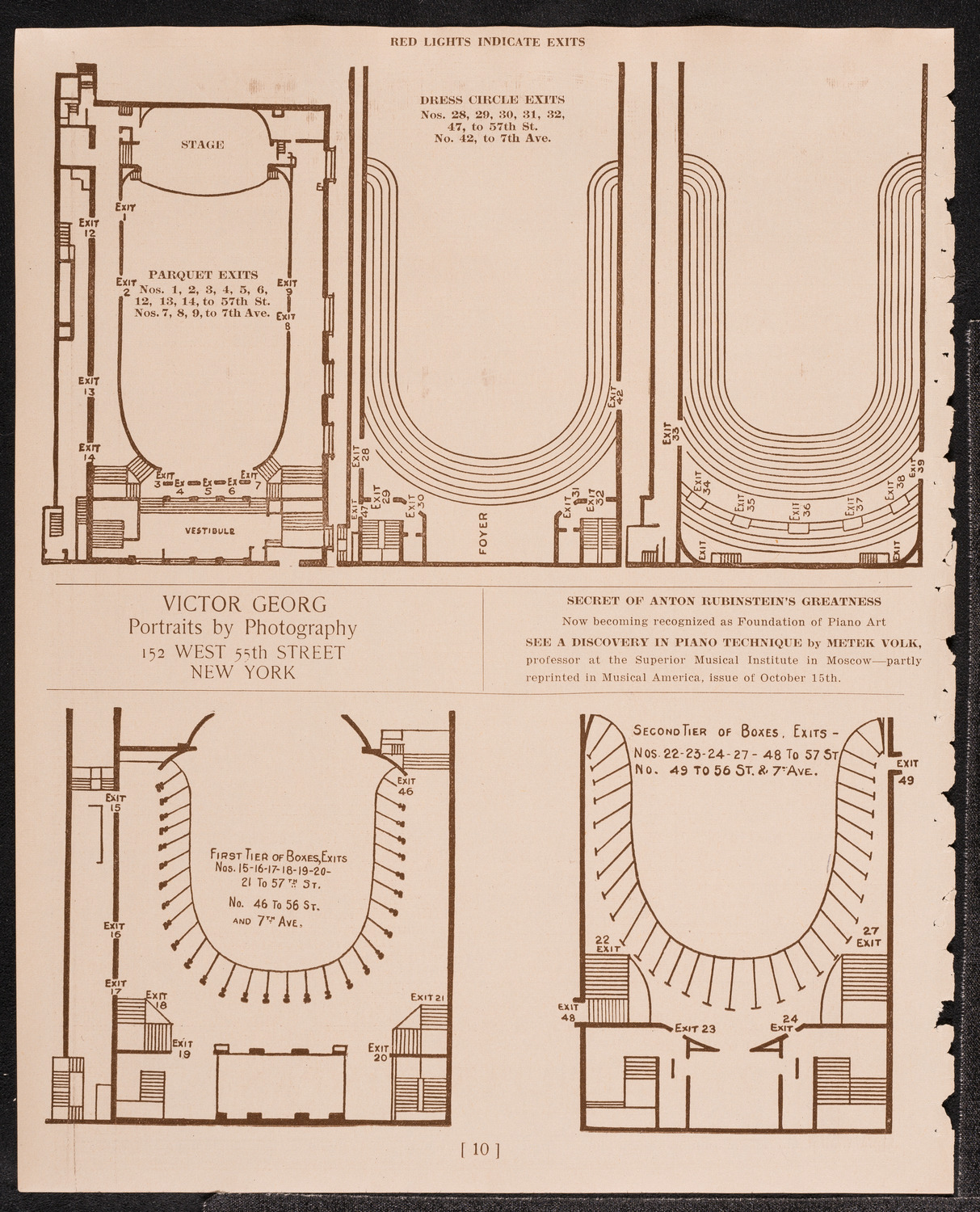 Anna Pinto, Assisted by Distinguished Artists, October 24, 1921, program page 10