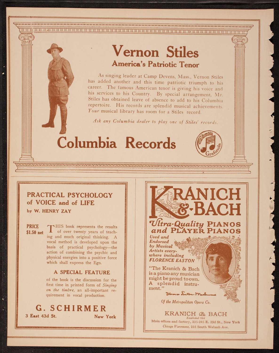 Boston Symphony Orchestra, December 7, 1917, program page 6
