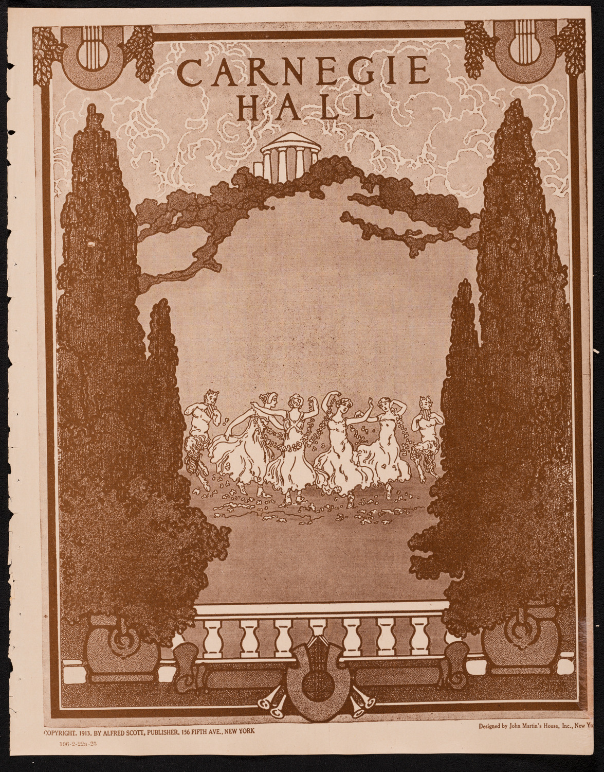 New York Philharmonic, February 22, 1925, program page 1