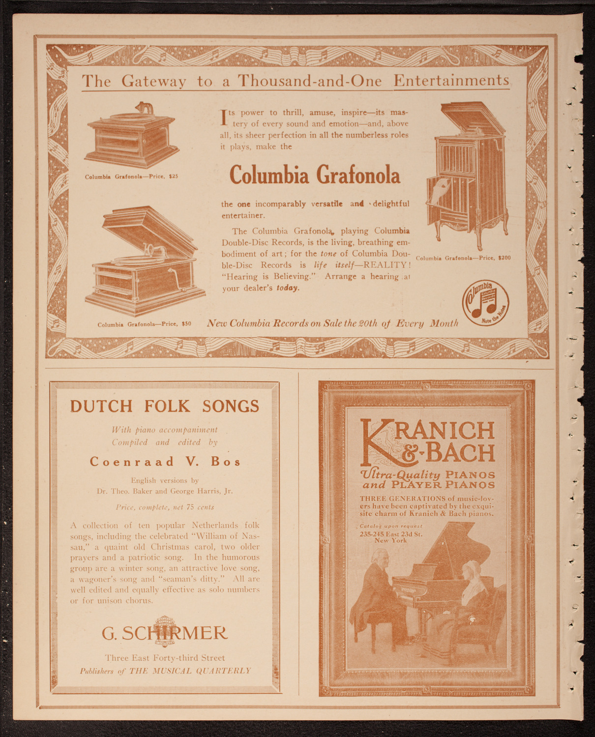 Kriens Symphony Club, April 28, 1917, program page 6