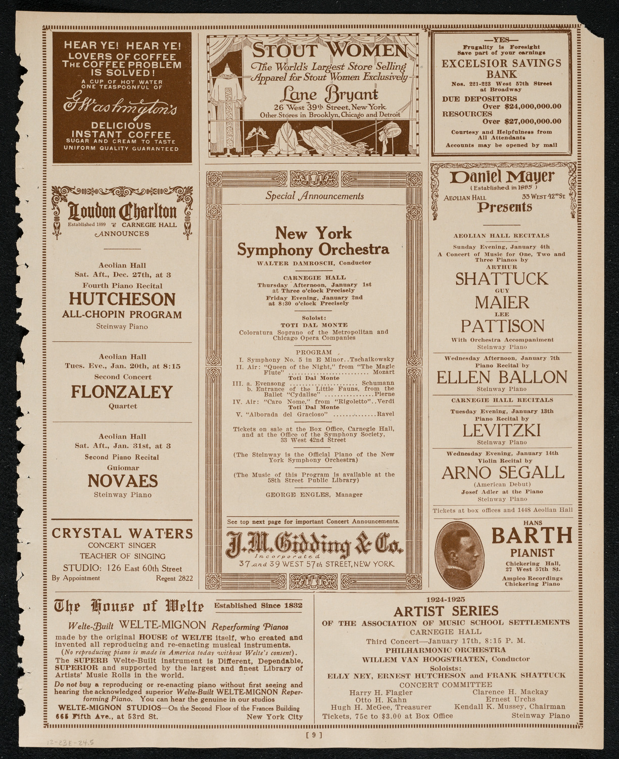 Newman Traveltalks: Around the World, December 23, 1924, program page 9