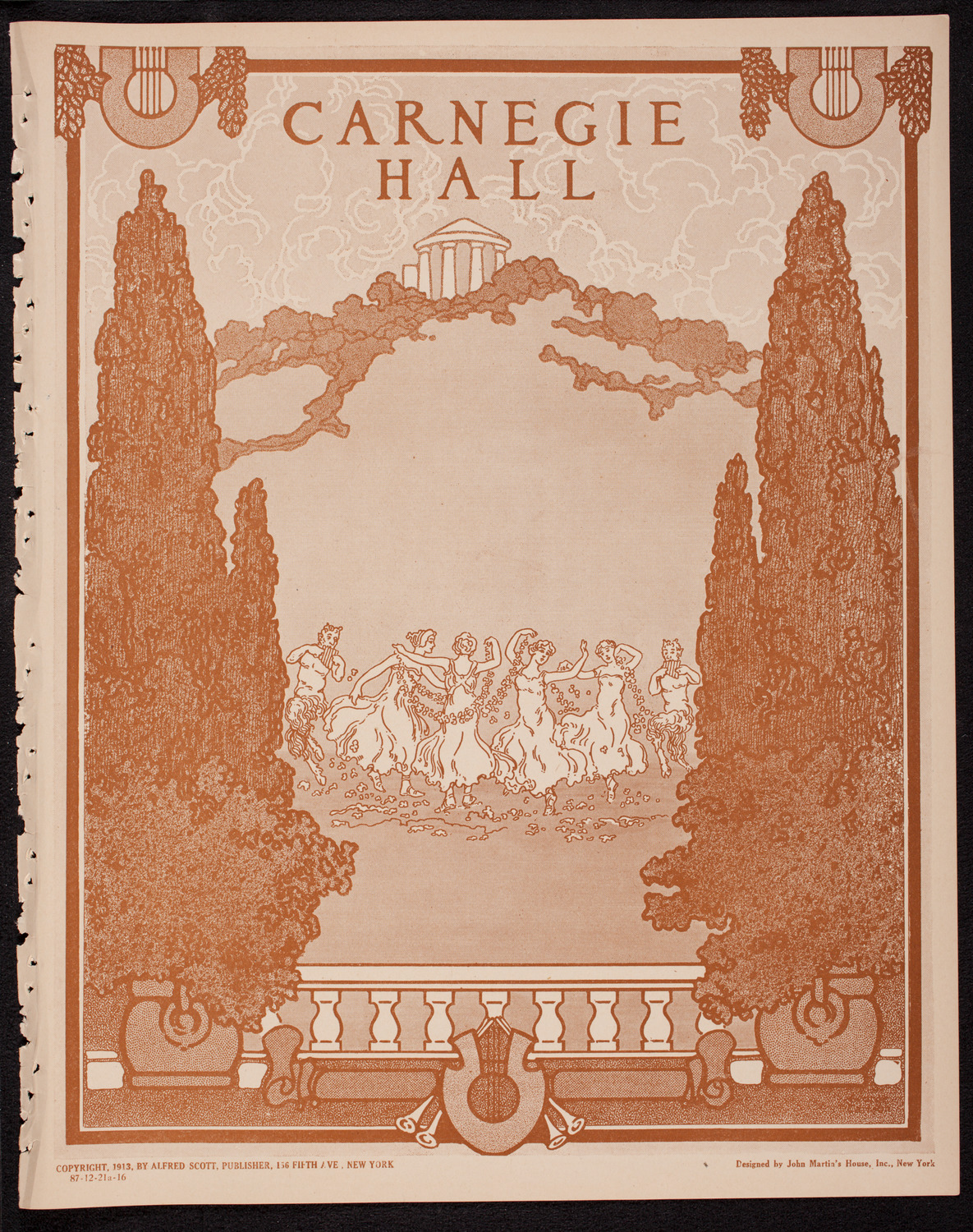 New York Symphony Orchestra, December 21, 1916, program page 1