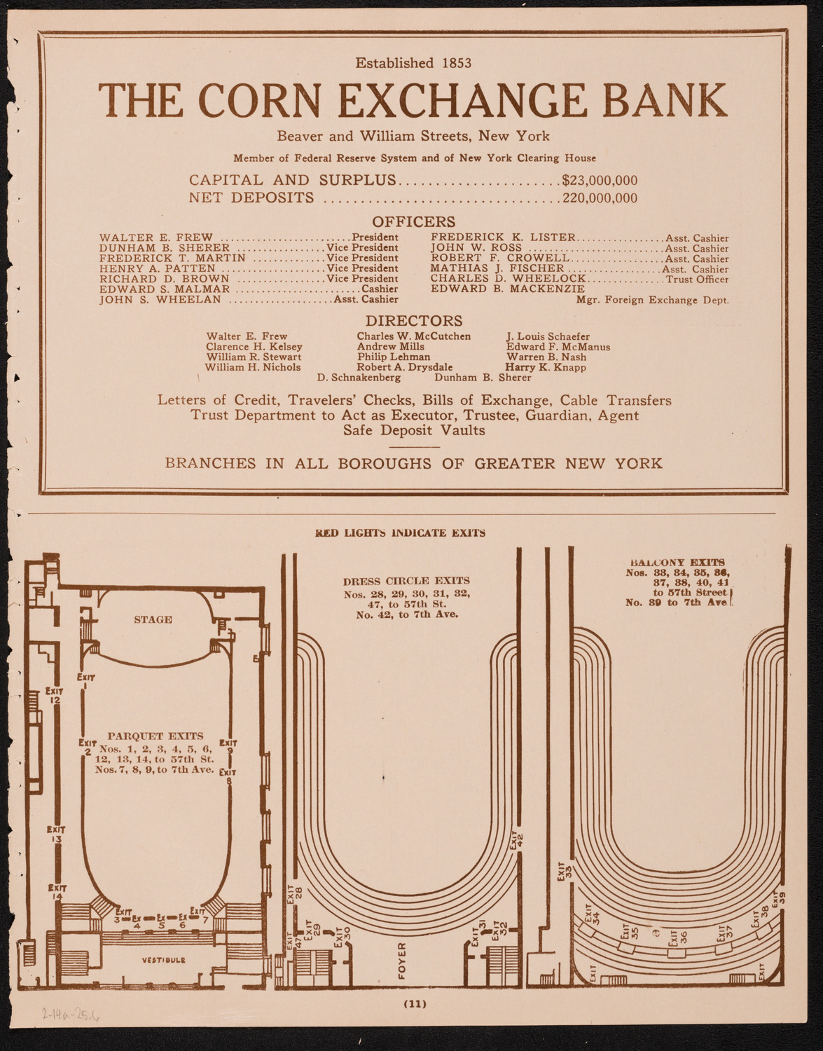 Alexander Brailowsky, Piano, February 14, 1925, program page 11