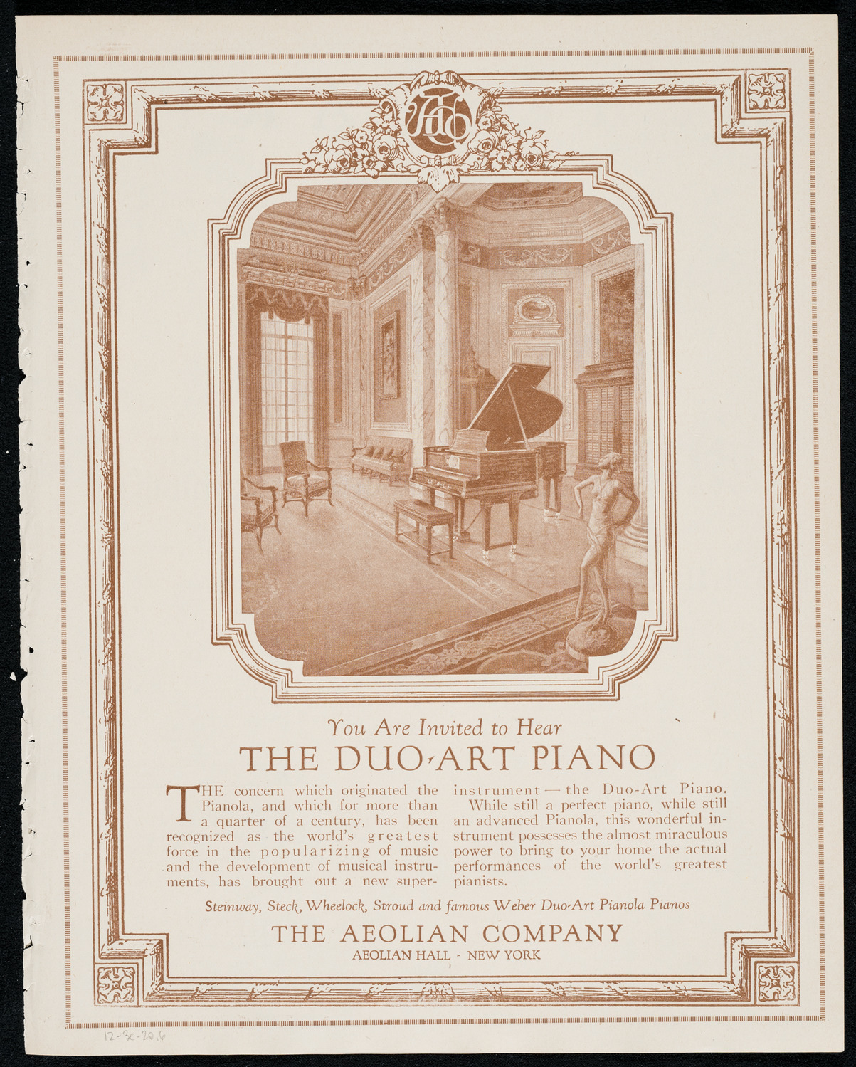 New York Symphony Orchestra, December 3, 1920, program page 11