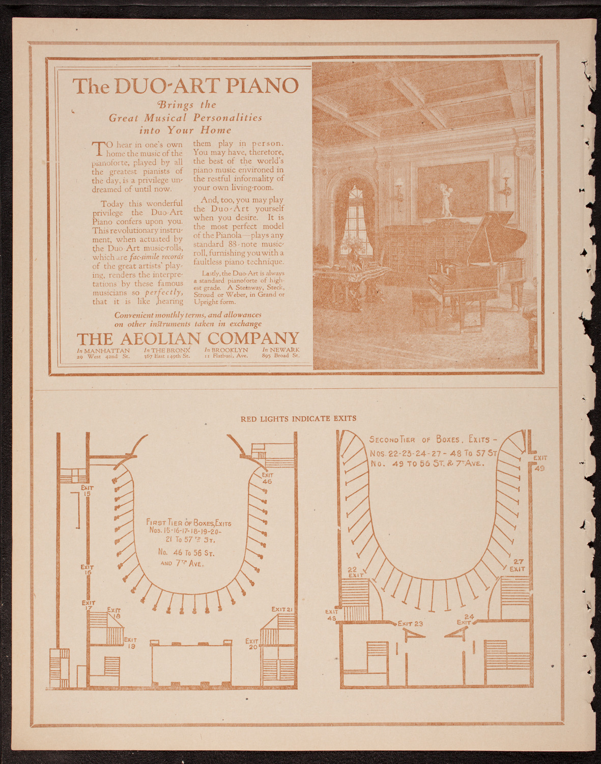 New Symphony Orchestra, November 25, 1919, program page 10