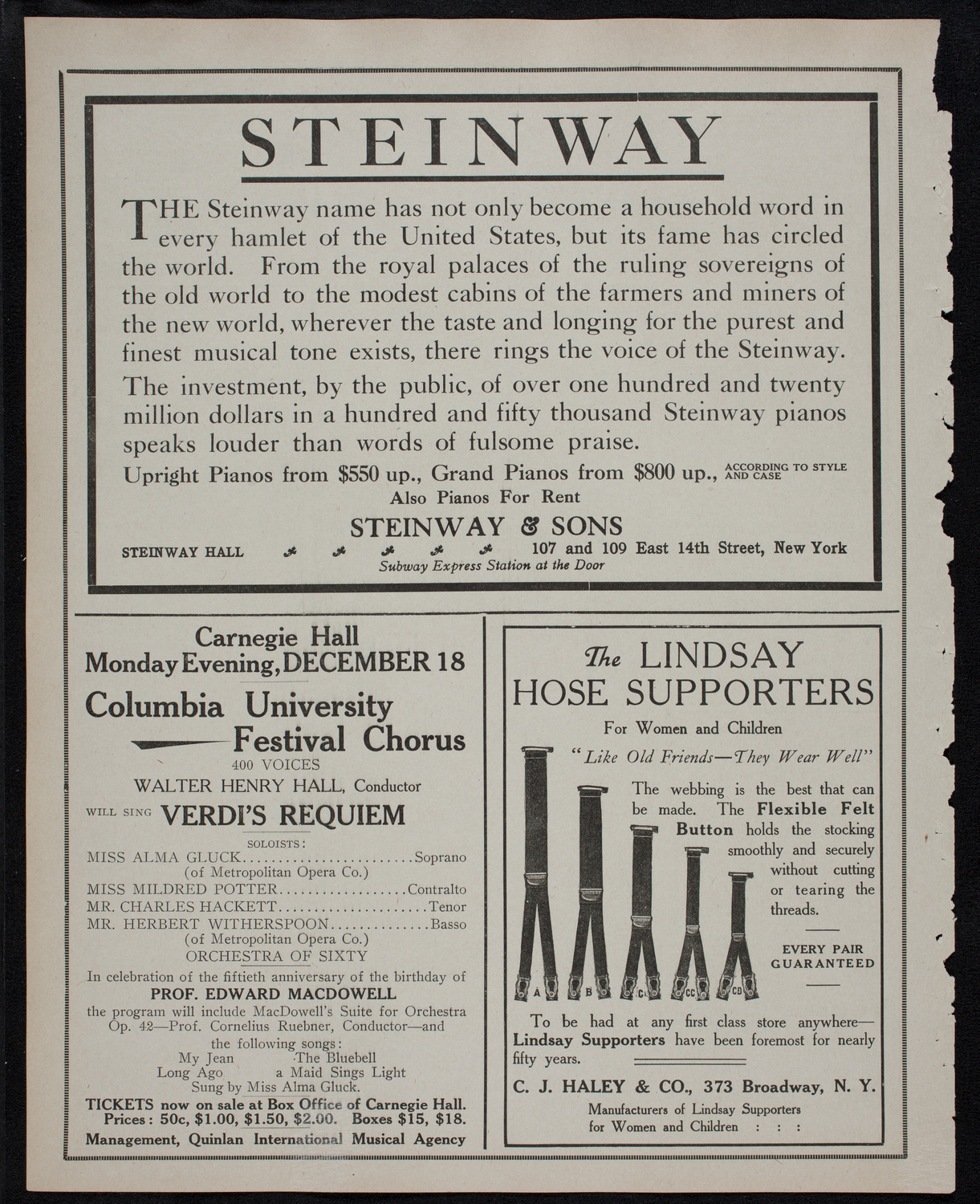 Elmendorf Lecture: Naples and Environs, December 11, 1911, program page 4