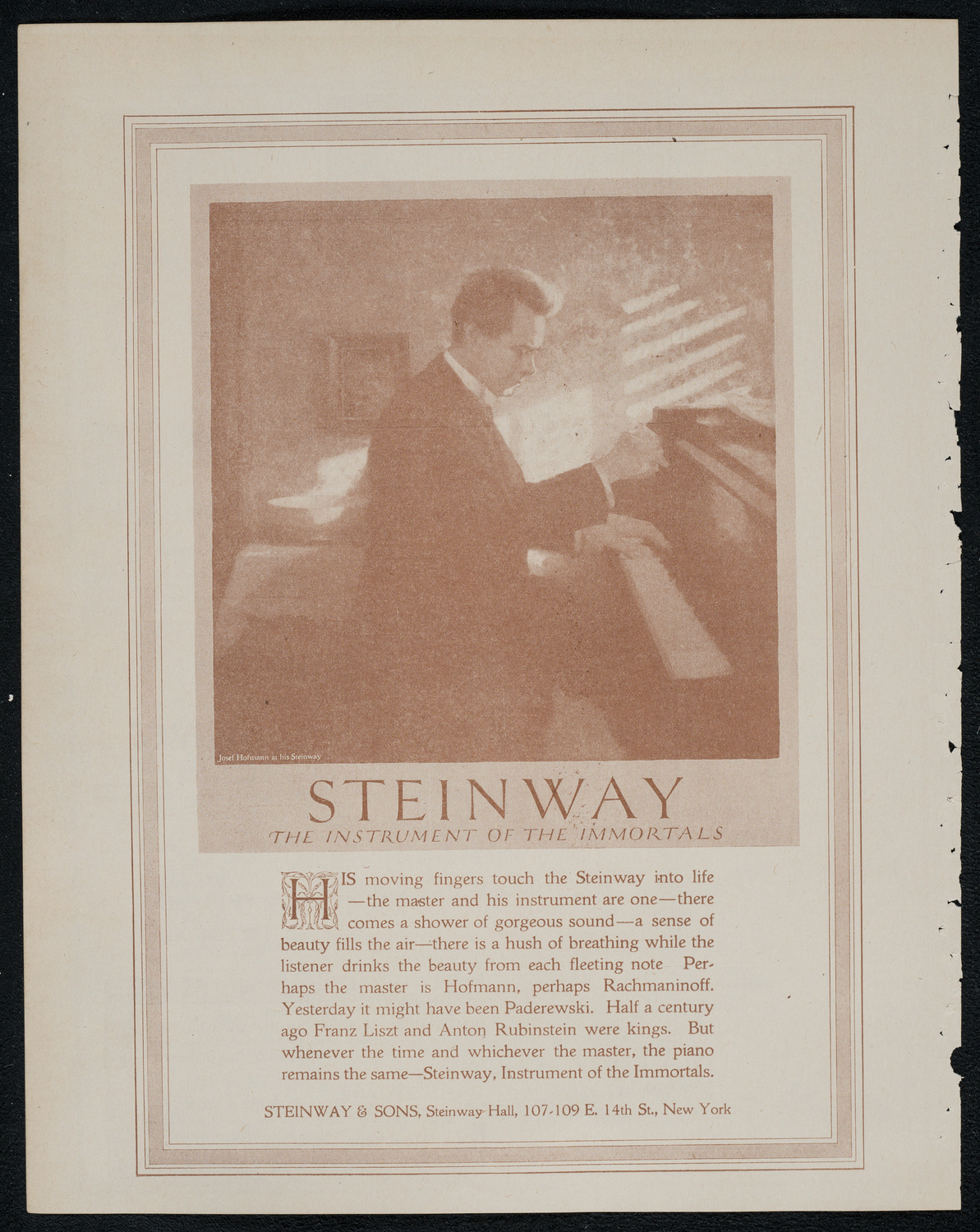 New York Symphony Orchestra, February 4, 1921, program page 4