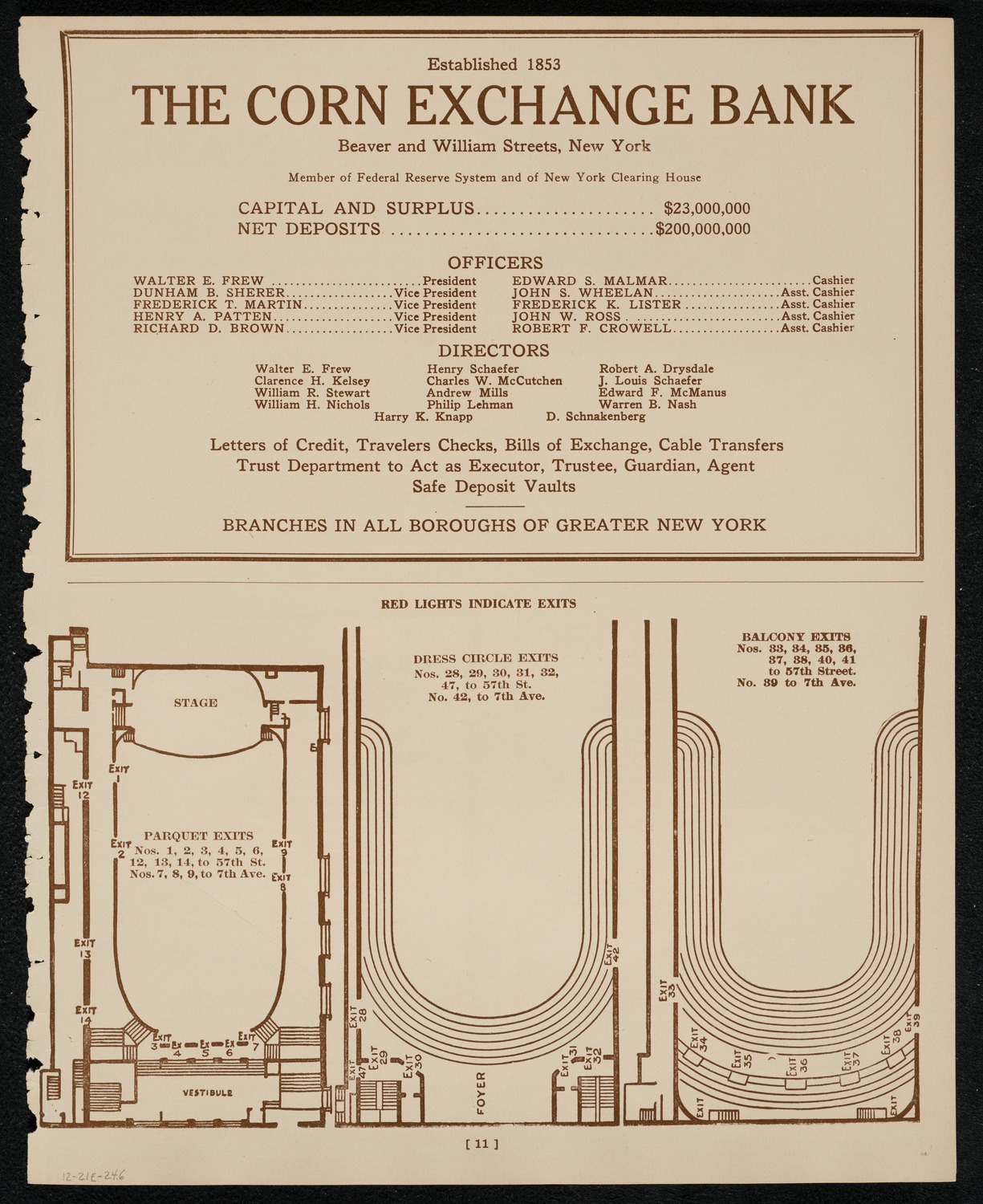 Chanuka Concert for the Benefit of the Rabbi Jacob Joseph School, December 21, 1924, program page 11