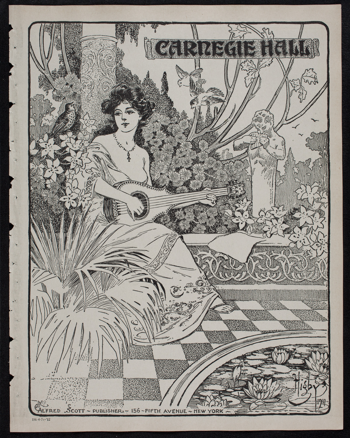 Gaelic Society: Feis Ceoil Agus Seanachas, April 7, 1912, program page 1